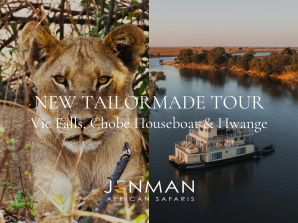 Vic Falls, Chobe Houseboat & Hwange: A New Tailor-Made Tour by JENMAN African Safaris